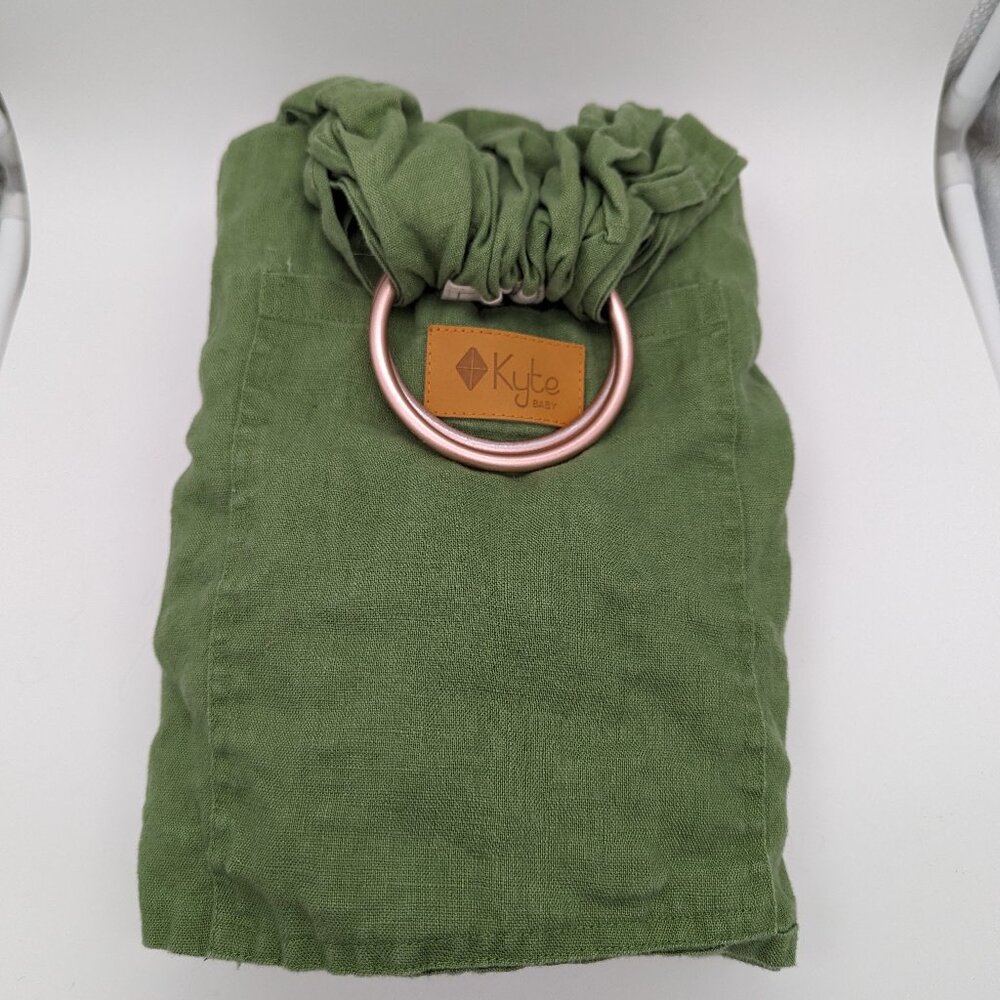 Kyte Baby Ring Sling in Green (Retired) - Excellent Used Condition